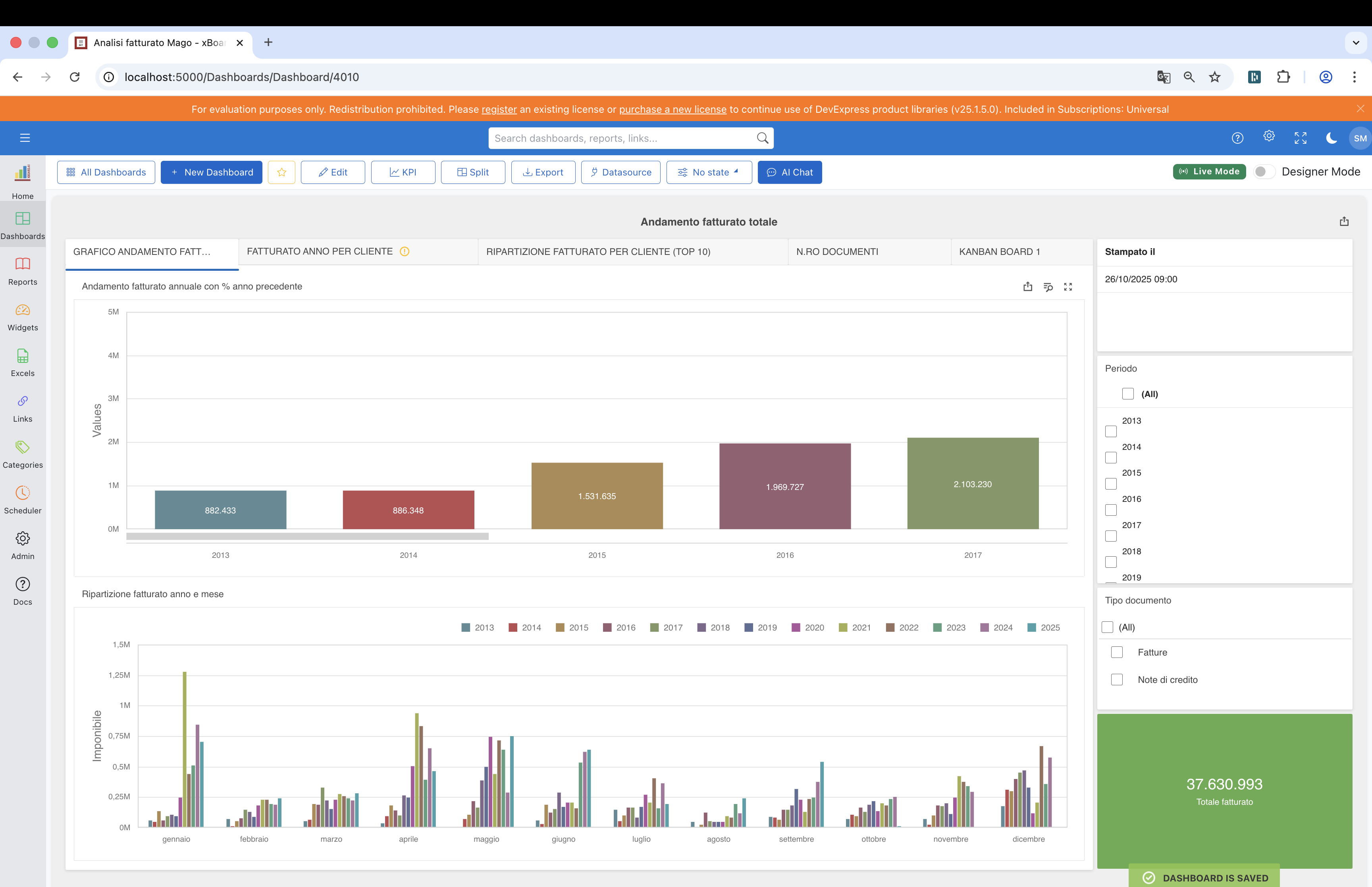 xboard.AI Dashboard Features